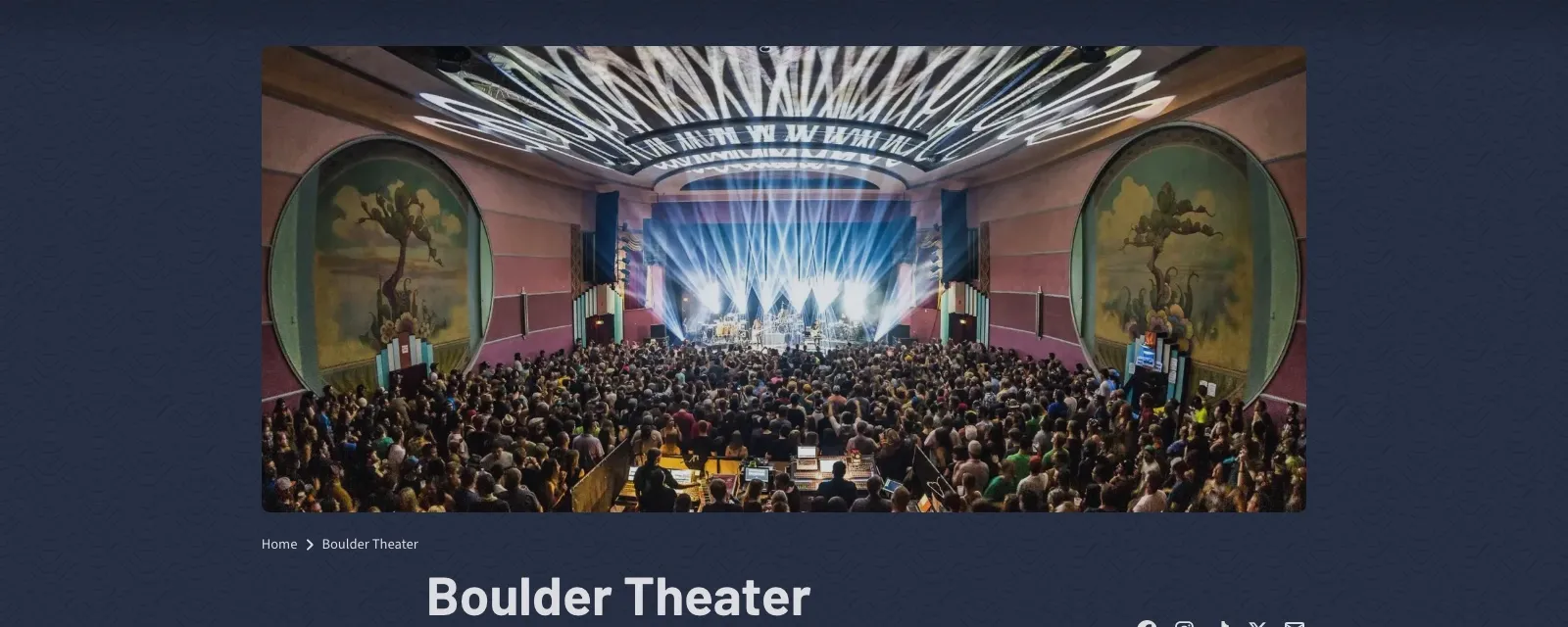 Boulder Theater: an event catered by A Spice of Life