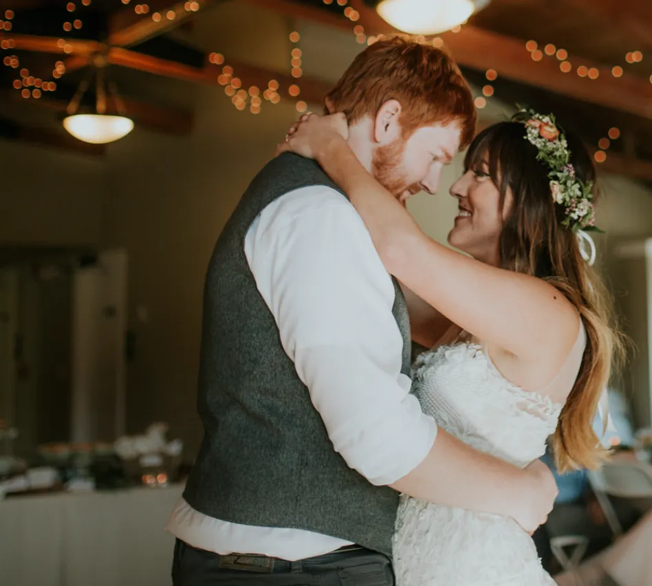 Bride and groom at a Boulder wedding